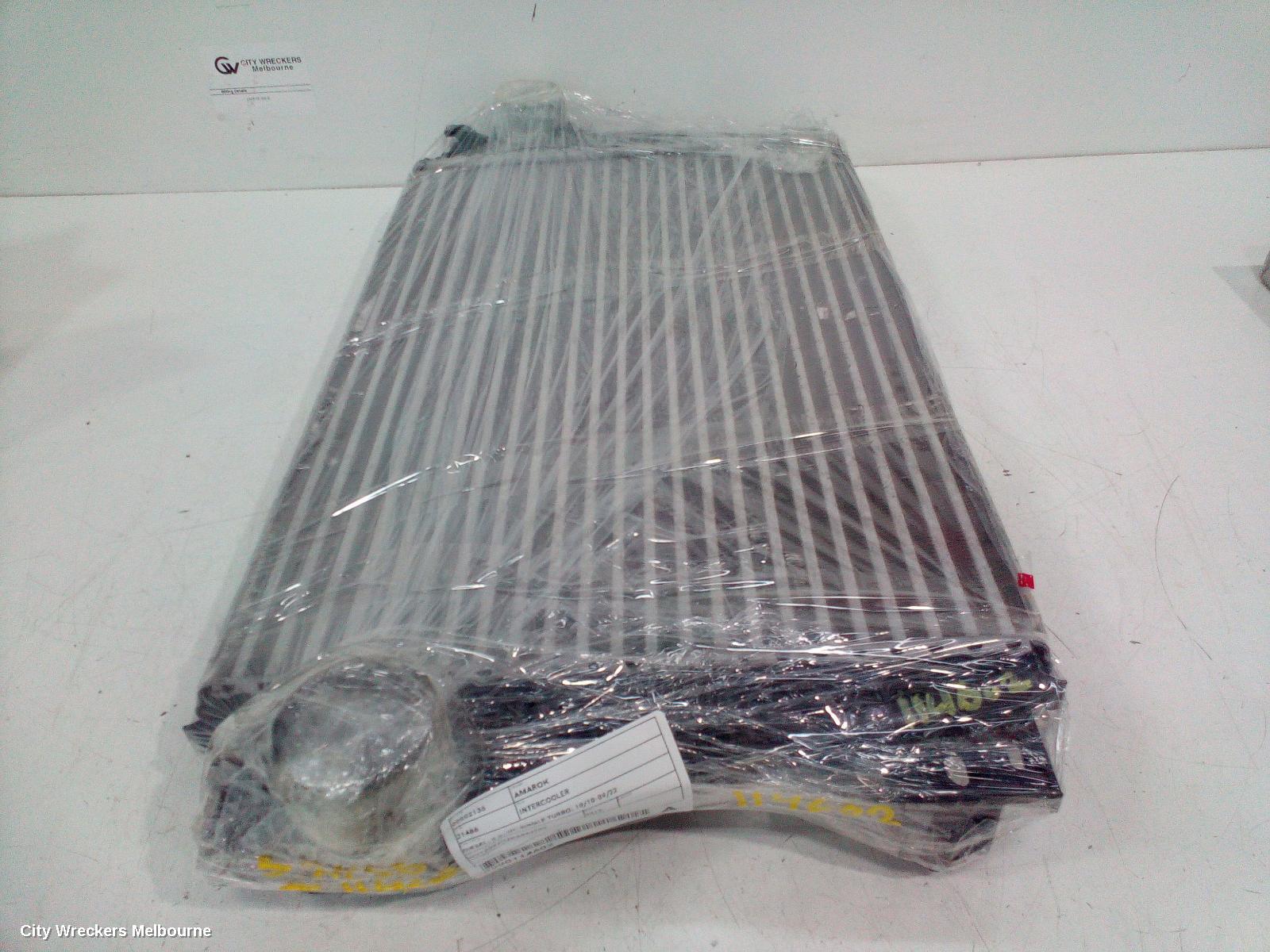 VOLKSWAGEN AMAROK INTERCOOLER, DIESEL, 2.0, 2H, SINGLE TURBO, 10/2010 - 09/2022