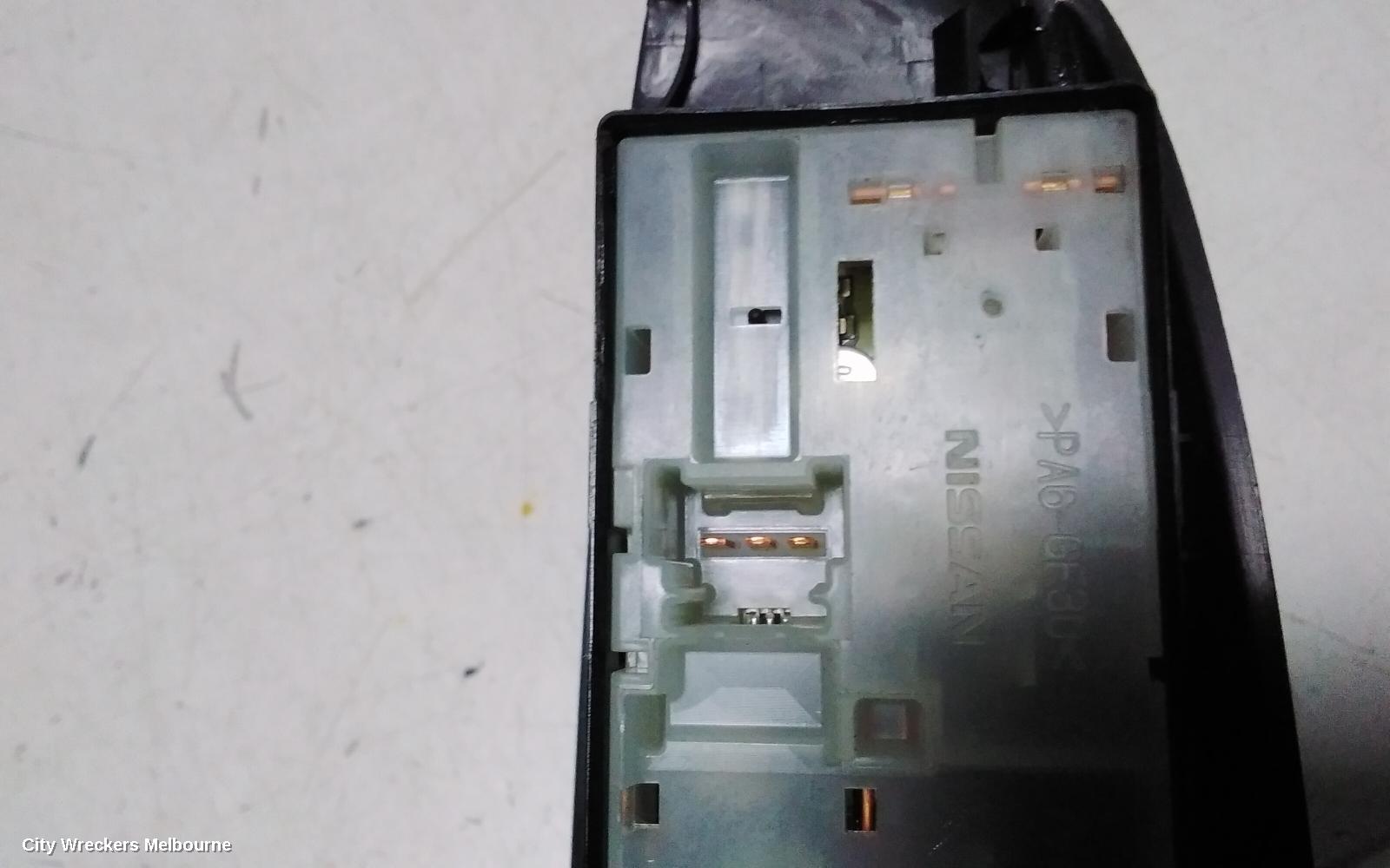 NISSAN ALMERA PWR DR WIND SWITCH, RH FRONT (MASTER SWITCH), N17, 06/2012 - 07/2014