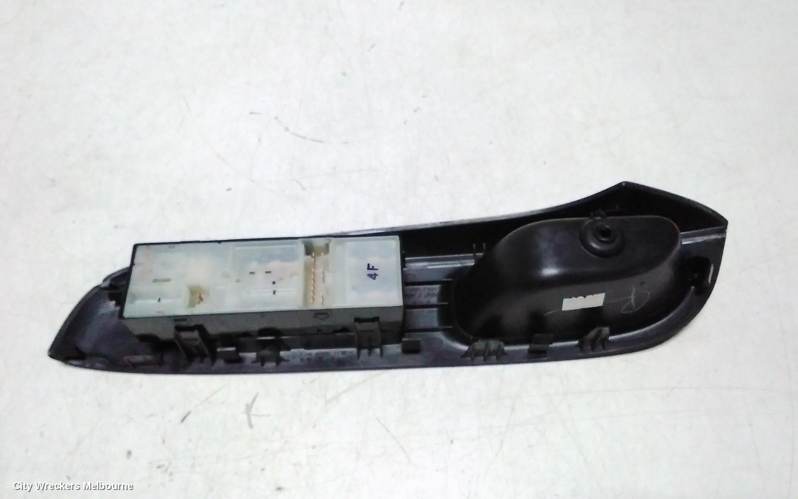 NISSAN ALMERA PWR DR WIND SWITCH, RH FRONT (MASTER SWITCH), N17, 06/2012 - 07/2014