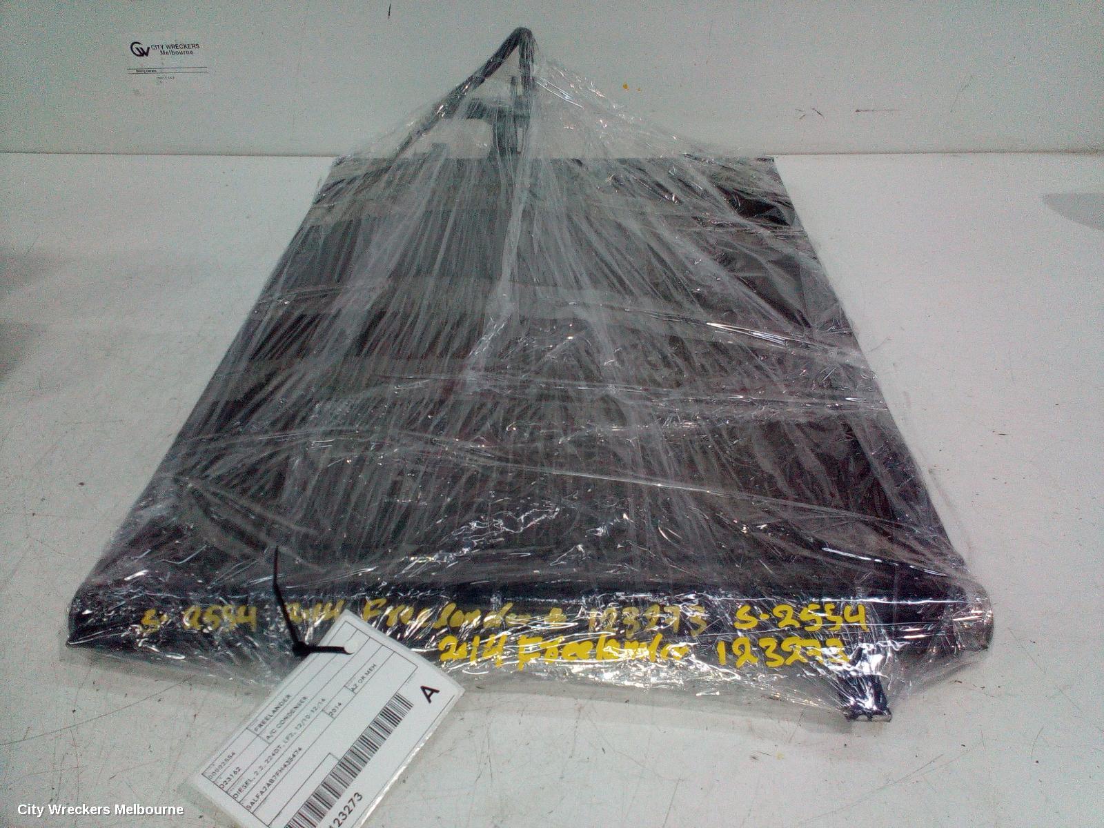 LAND ROVER FREELANDER A/C CONDENSER, DIESEL, 2.2, 224DT, LF2, 12/2010 - 12/2014