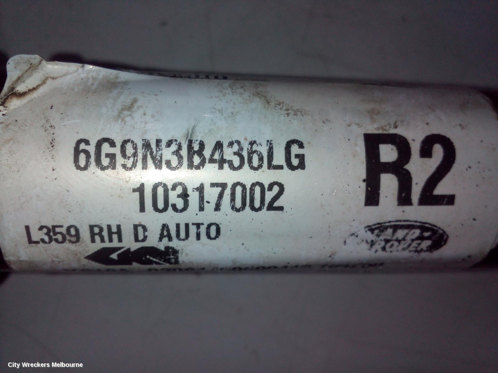 LAND ROVER FREELANDER RIGHT DRIVESHAFT, FRONT, AUTO T/M, DIESEL, LF2, 06/2007 - 12/2014