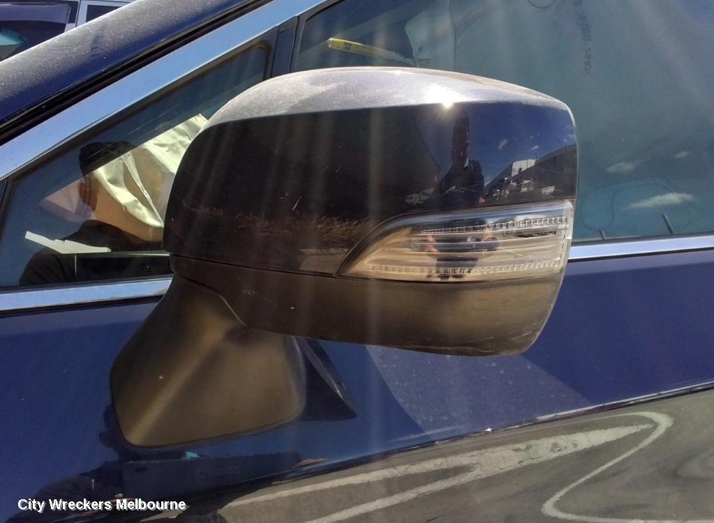 SUBARU LIBERTY LEFT DOOR MIRROR, 6TH GEN, POWER FOLD, W/ BLIND SPOT TYPE, 02/2016 - 11/2017