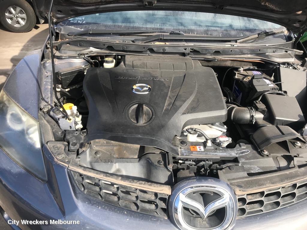 MAZDA CX7 RIGHT FRONT DOOR WINDOW, ER, 11/2006 - 02/2012