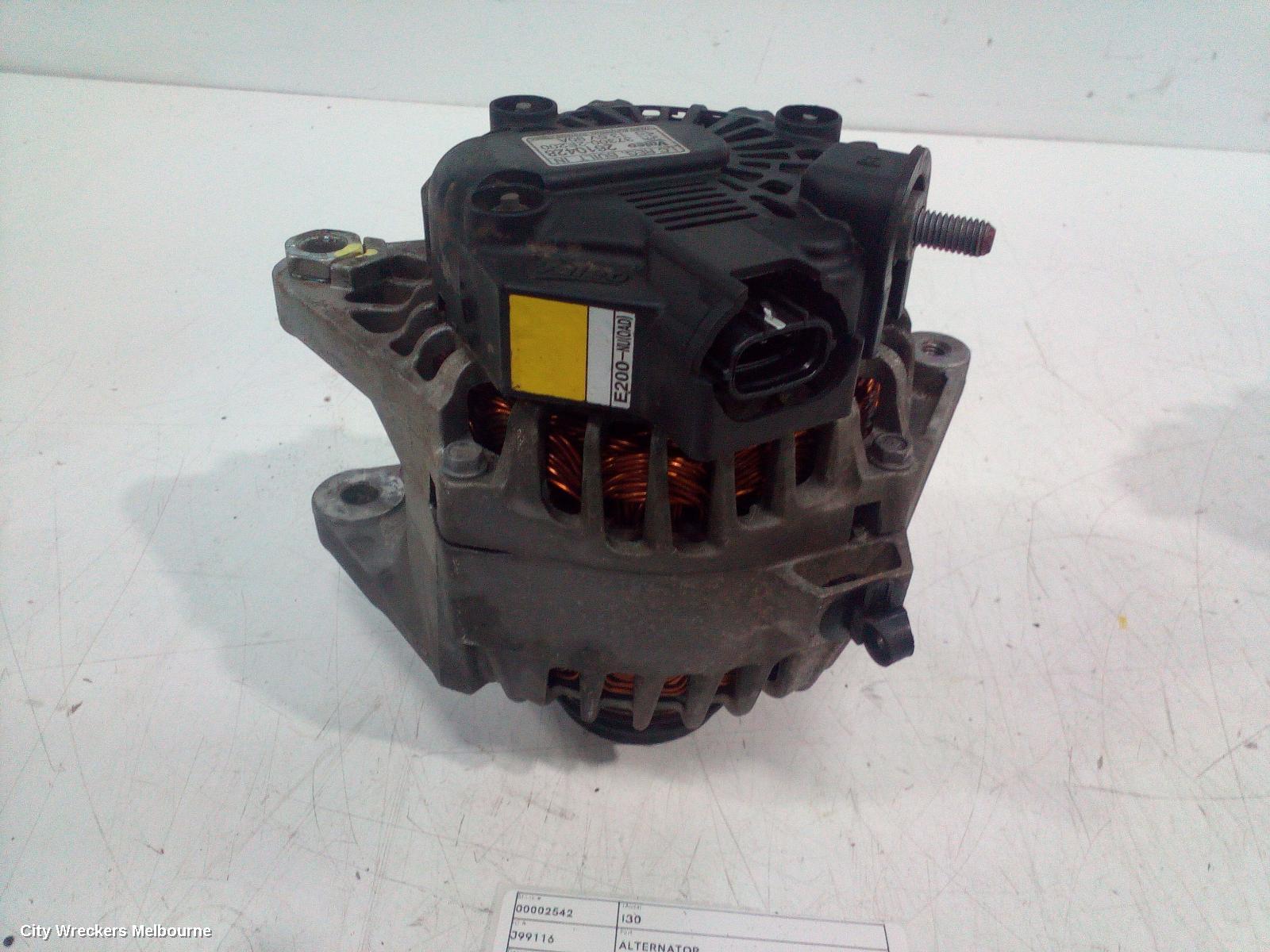 HYUNDAI I30 ALTERNATOR, PETROL, 1.8/2.0, GD, 03/2012 - 02/2017