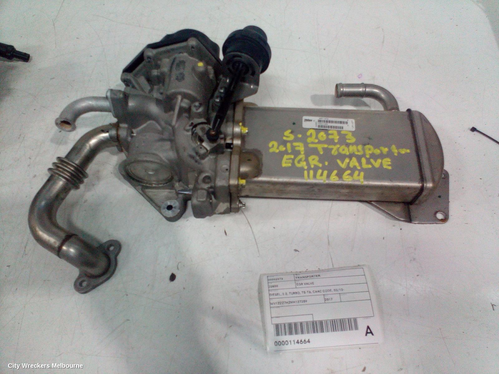 VOLKSWAGEN TRANSPORTER EGR VALVE, DIESEL, 2.0, TURBO, T5-T6, CAAC CODE, 03/2010 ONWARDS
