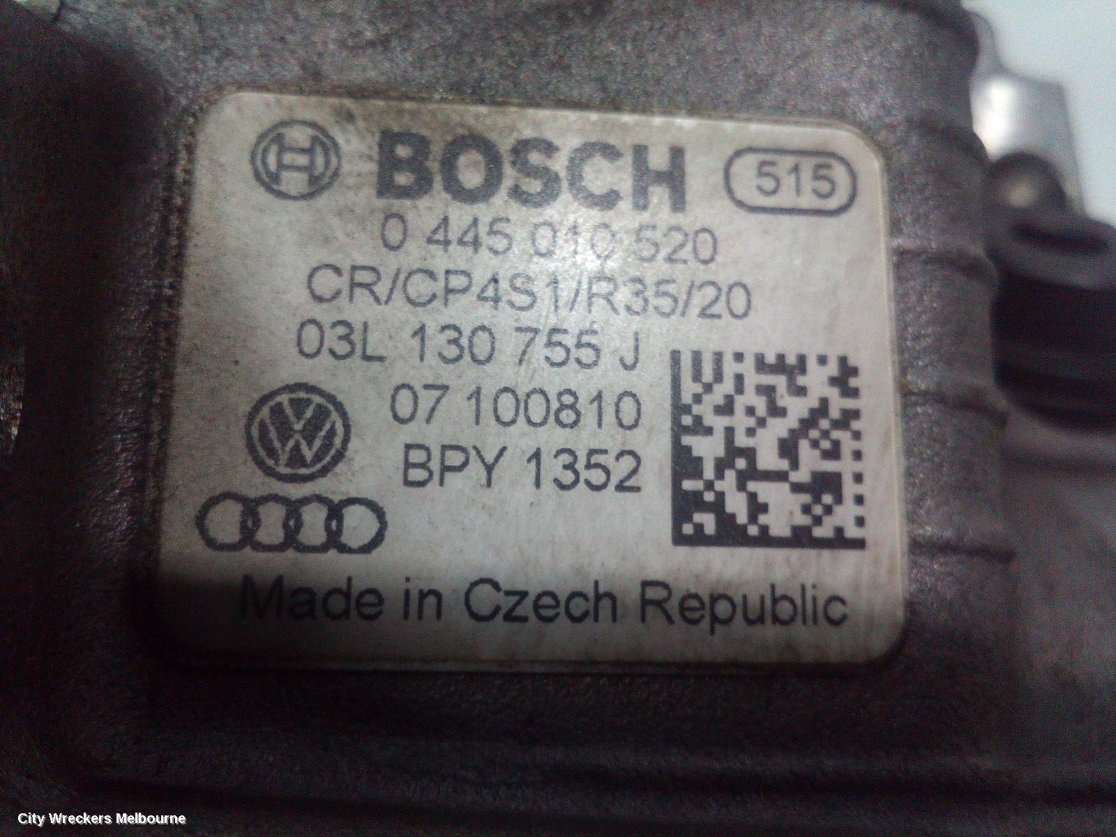 VOLKSWAGEN TRANSPORTER FUEL PUMP, DIESEL, 2.0, TURBO, T5-T6, CAAC CODE, 03/2010 ONWARDS