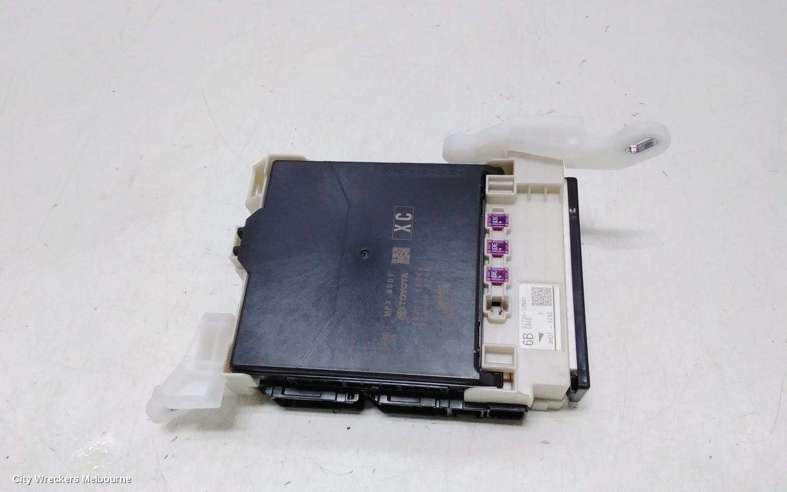 TOYOTA COROLLA ECU, MULTIPLEX NETWORK BODY ECU, MZEA12R/ZWE211R, 07/2018 ONWARDS