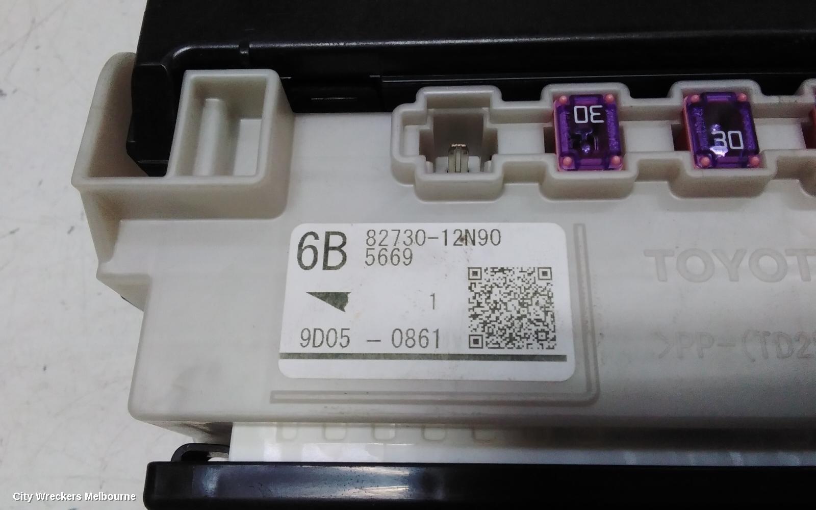 TOYOTA COROLLA ECU, MULTIPLEX NETWORK BODY ECU, MZEA12R/ZWE211R, 07/2018 ONWARDS