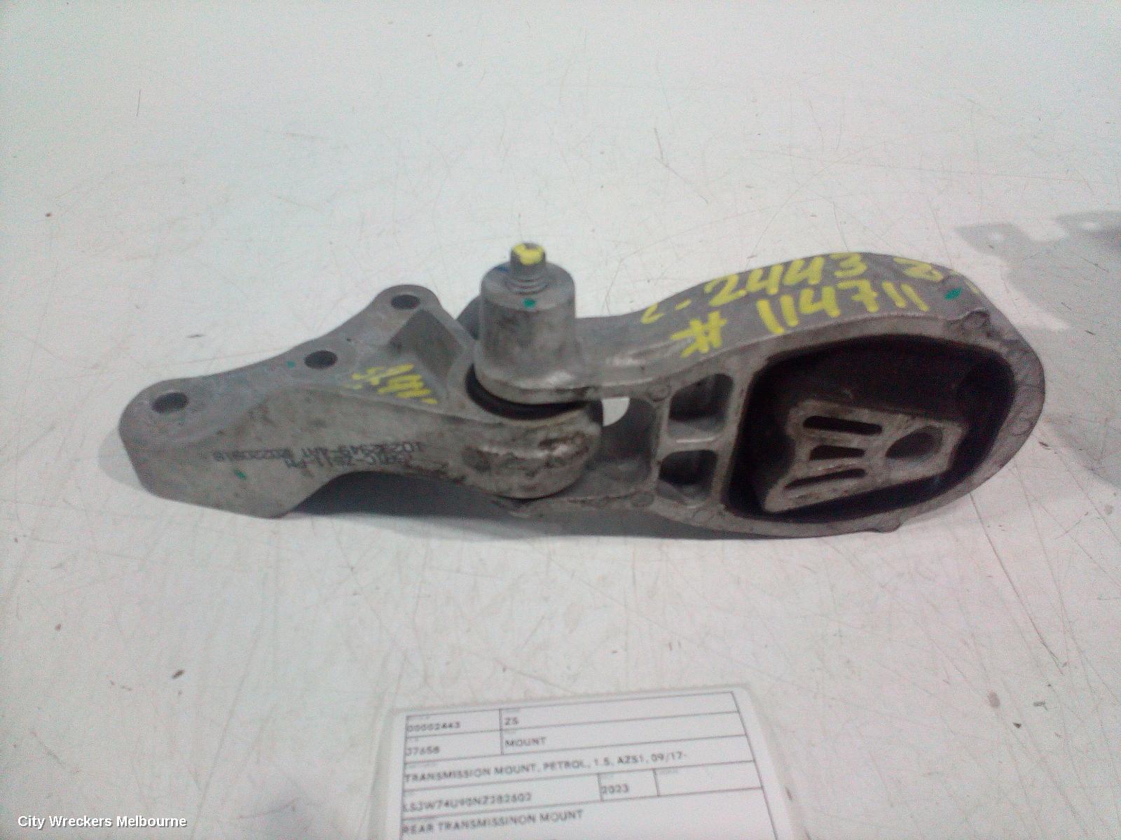 MG ZS MOUNT, TRANSMISSION MOUNT, PETROL, 1.5, AZS1, 09/2017 ONWARDS
