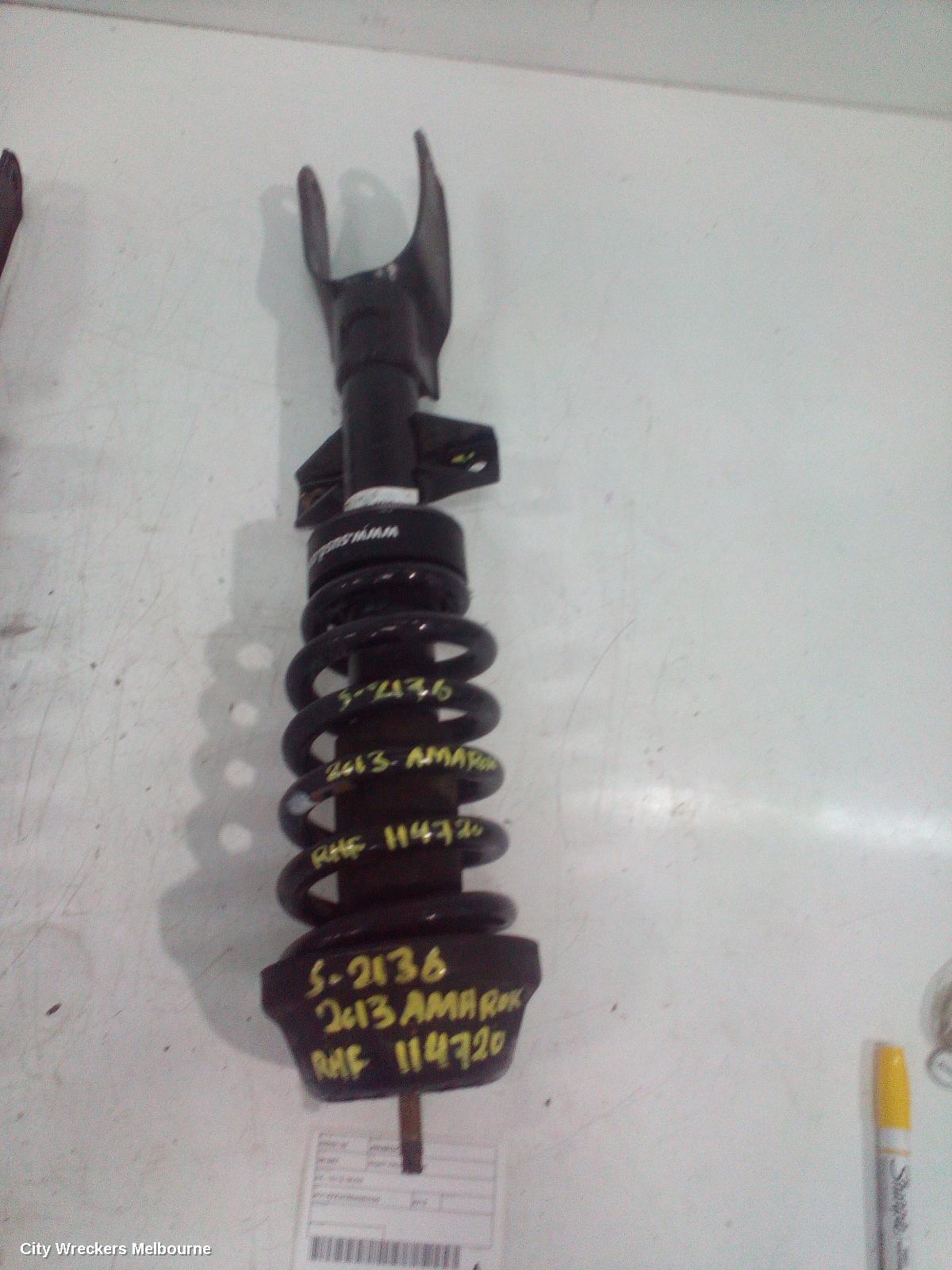 VOLKSWAGEN AMAROK RIGHT FRONT STRUT, 2H, 10/2010 - 09/2022