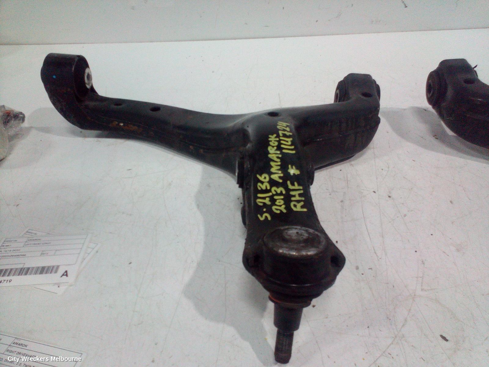 VOLKSWAGEN AMAROK RIGHT FRONT LOWER CONTROL ARM, 2H, 10/2010 - 09/2022