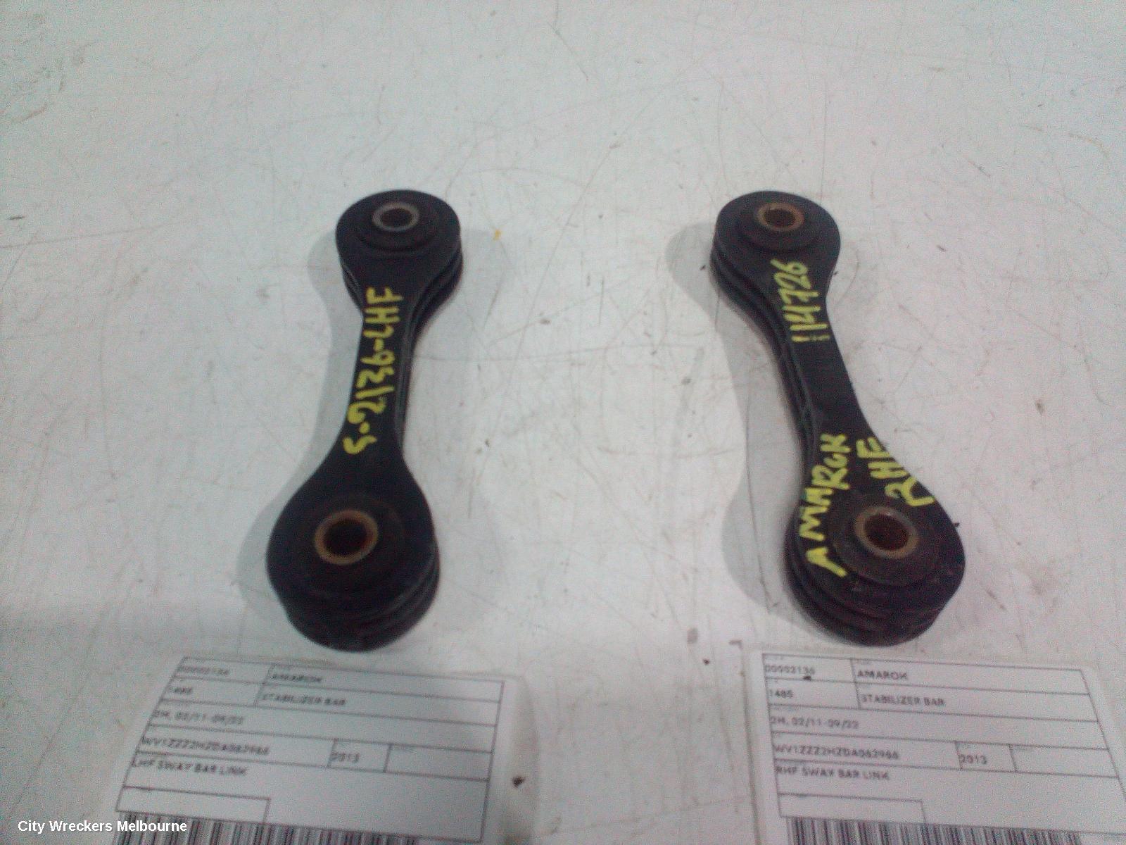 VOLKSWAGEN AMAROK STABILISER BAR, 2H, 02/2011 - 09/2022