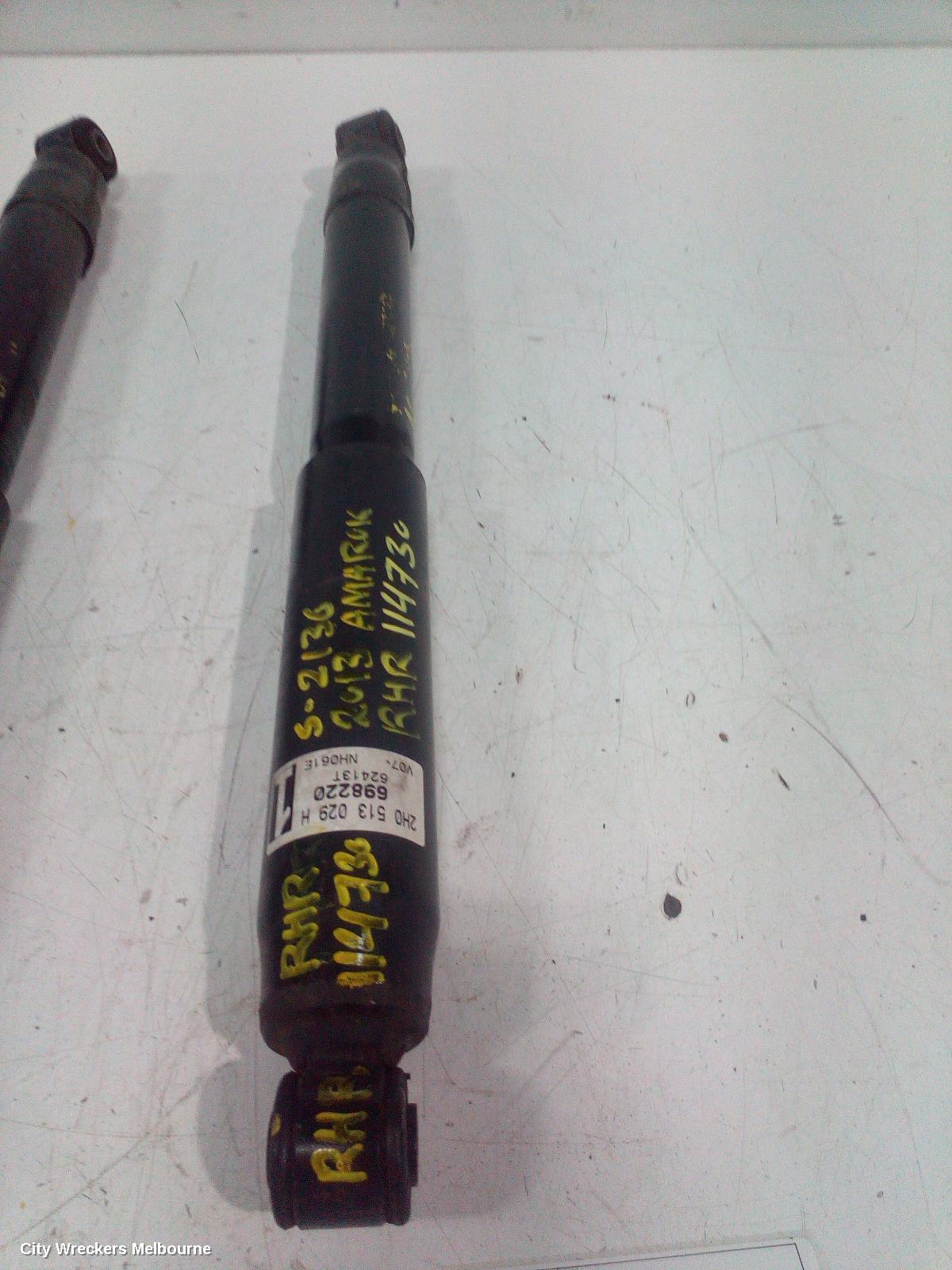 VOLKSWAGEN AMAROK SHOCK ABSORBER, 2H, REAR, 10/2010 - 09/2022