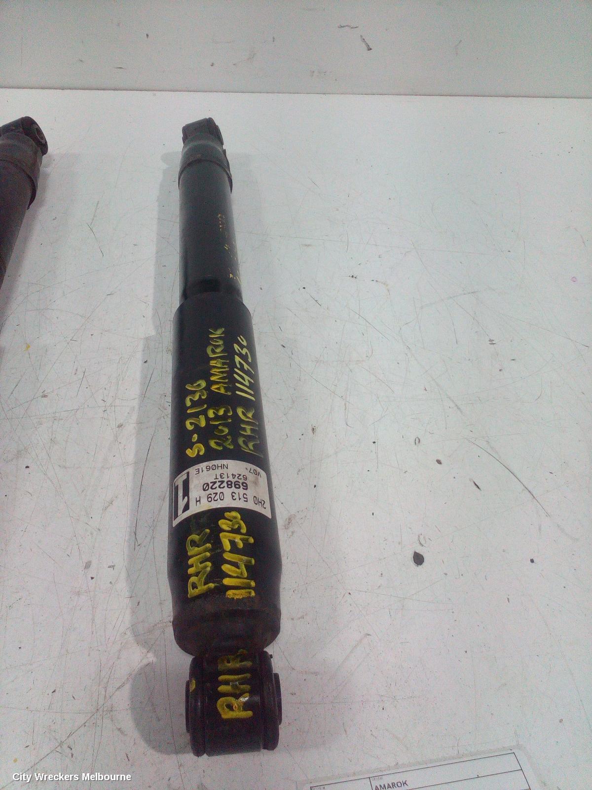 VOLKSWAGEN AMAROK SHOCK ABSORBER, 2H, REAR, 10/2010 - 09/2022