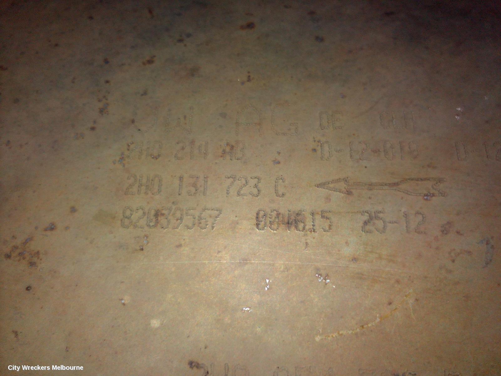 VOLKSWAGEN AMAROK PARTICULATE FILTER/DPF, DIESEL, 2.0, CNEA/CSHA CODE, 2H, 10/2010 - 09/2022