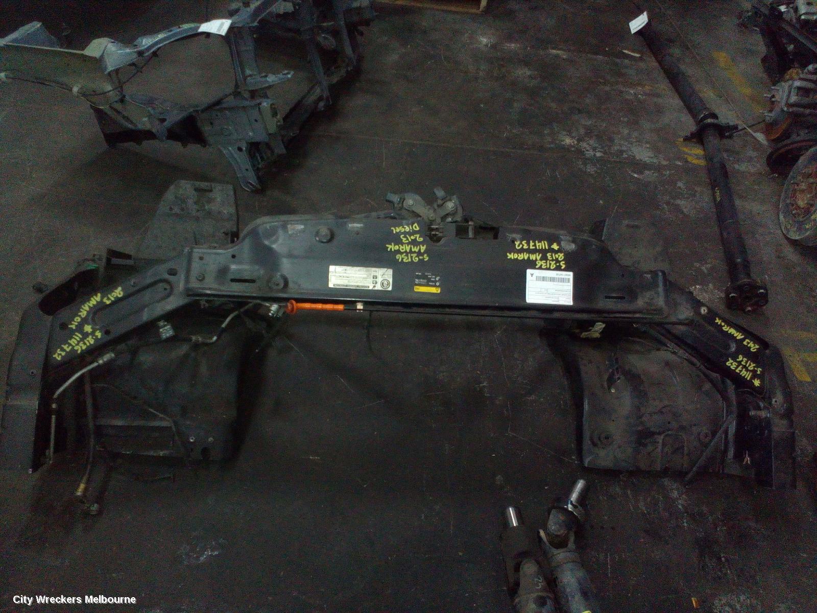 VOLKSWAGEN AMAROK RADIATOR SUPPORT, RAD SUPPORT (WELD ON SECTION), 2H, 10/2010 - 06/2016