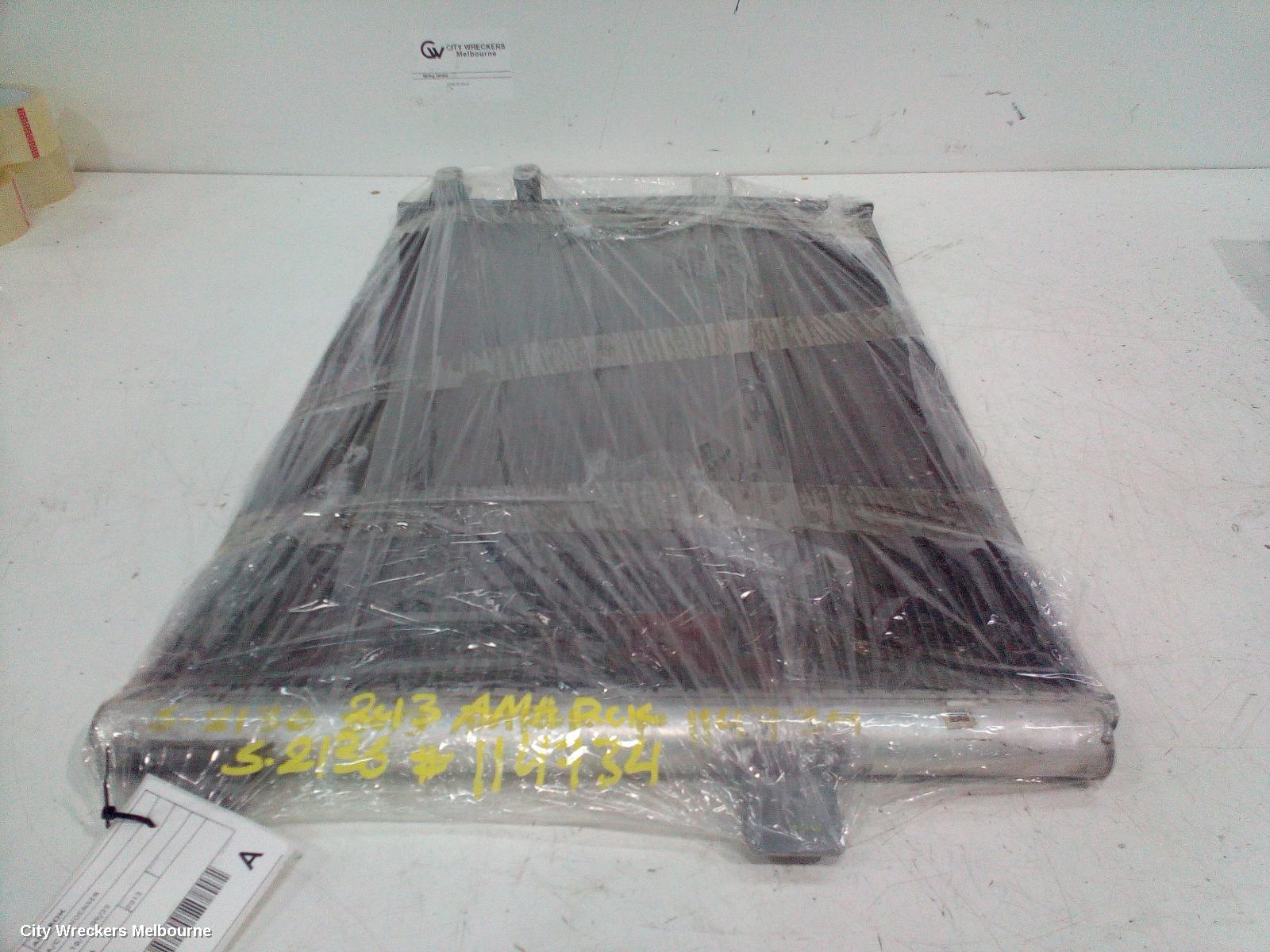 VOLKSWAGEN AMAROK A/C CONDENSER, 2H, DIESEL/PETROL, 10/2010 - 09/2022