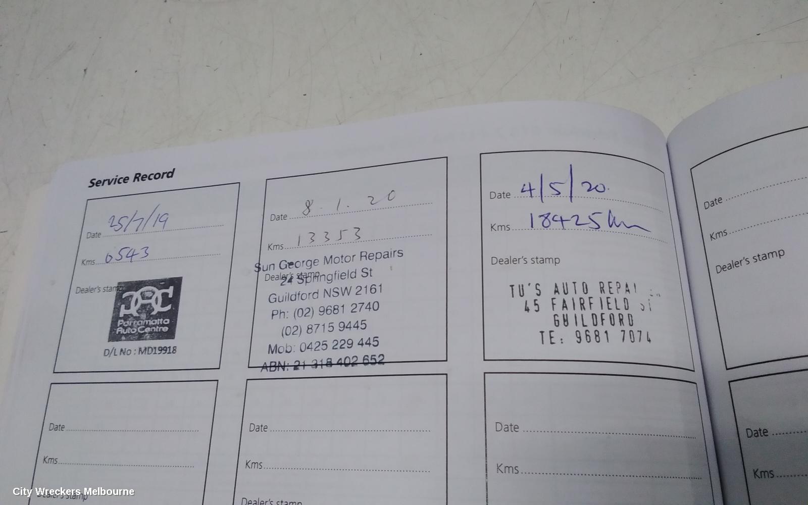 LDV G10 OWNERS HANDBOOK, SV7A/SV7C, WAGON/VAN, 04/2015 ONWARDS