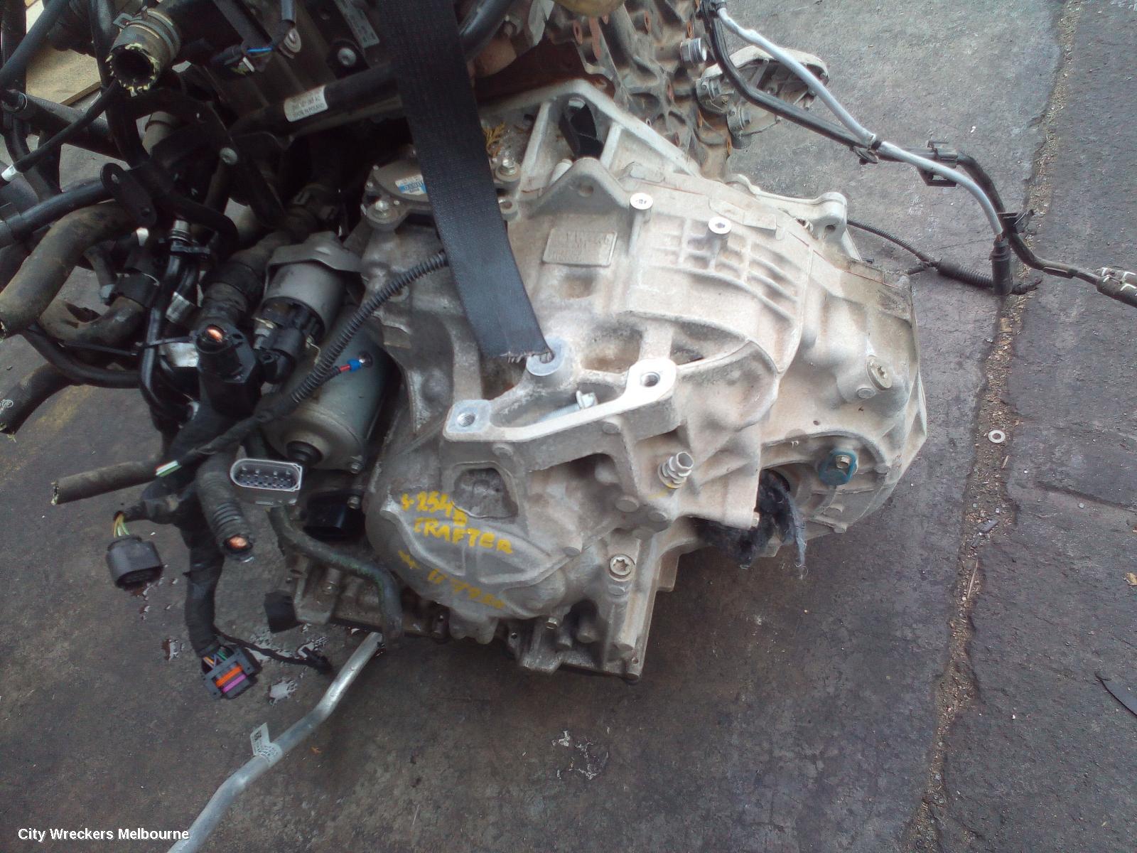 VOLKSWAGEN CRAFTER TRANS/GEARBOX, AUTO, FWD, DIESEL, 2.0, TWIN TURBO, SY1, RJJ CODE, 08/2017 ONWARDS