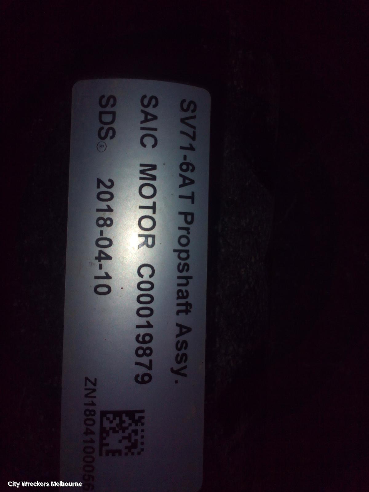 LDV G10 REAR DRIVE SHAFT, WAGON/VAN, 2.0, AUTO, PETROL, SV7A/SV7C, 04/2015 ONWARDS