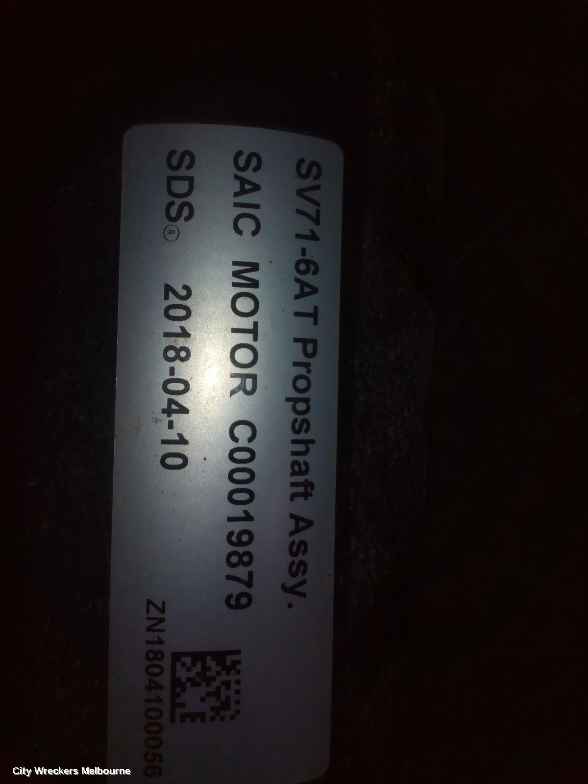 LDV G10 REAR DRIVE SHAFT, WAGON/VAN, 2.0, AUTO, PETROL, SV7A/SV7C, 04/2015 ONWARDS
