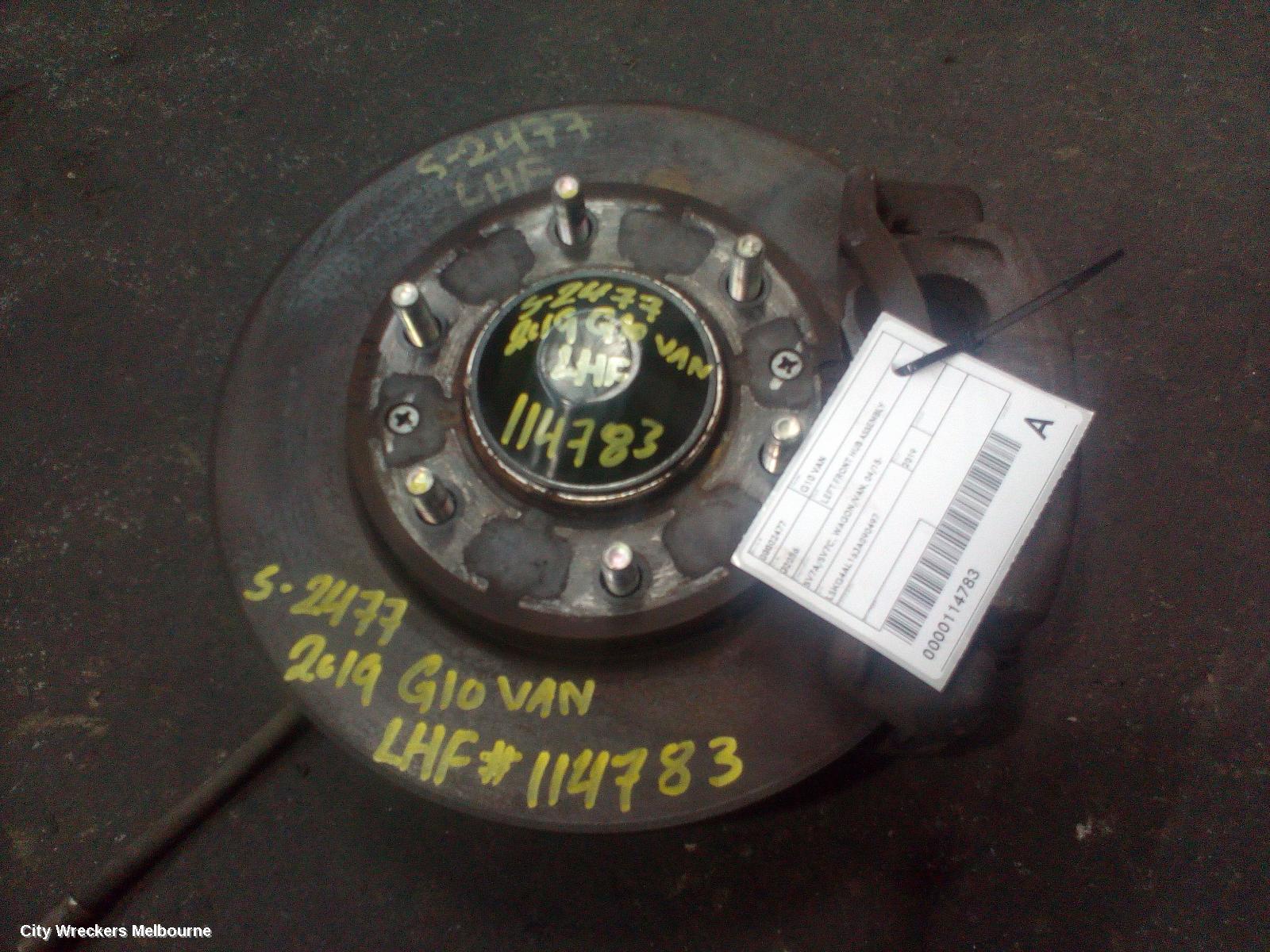 LDV G10 LEFT FRONT HUB ASSEMBLY, SV7A/SV7C, WAGON/VAN, 04/2015 ONWARDS