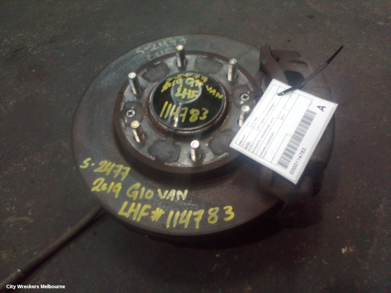 LDV G10 LEFT FRONT HUB ASSEMBLY, SV7A/SV7C, WAGON/VAN, 04/2015 ONWARDS