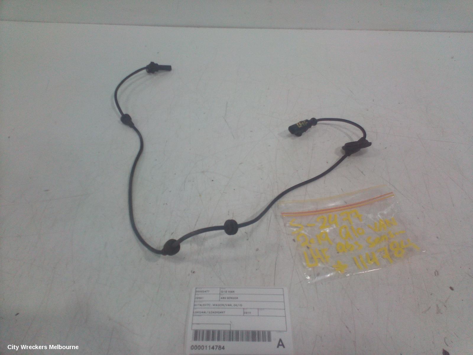 LDV G10 ABS SENSOR, SV7A/SV7C, WAGON/VAN, 04/2015 ONWARDS