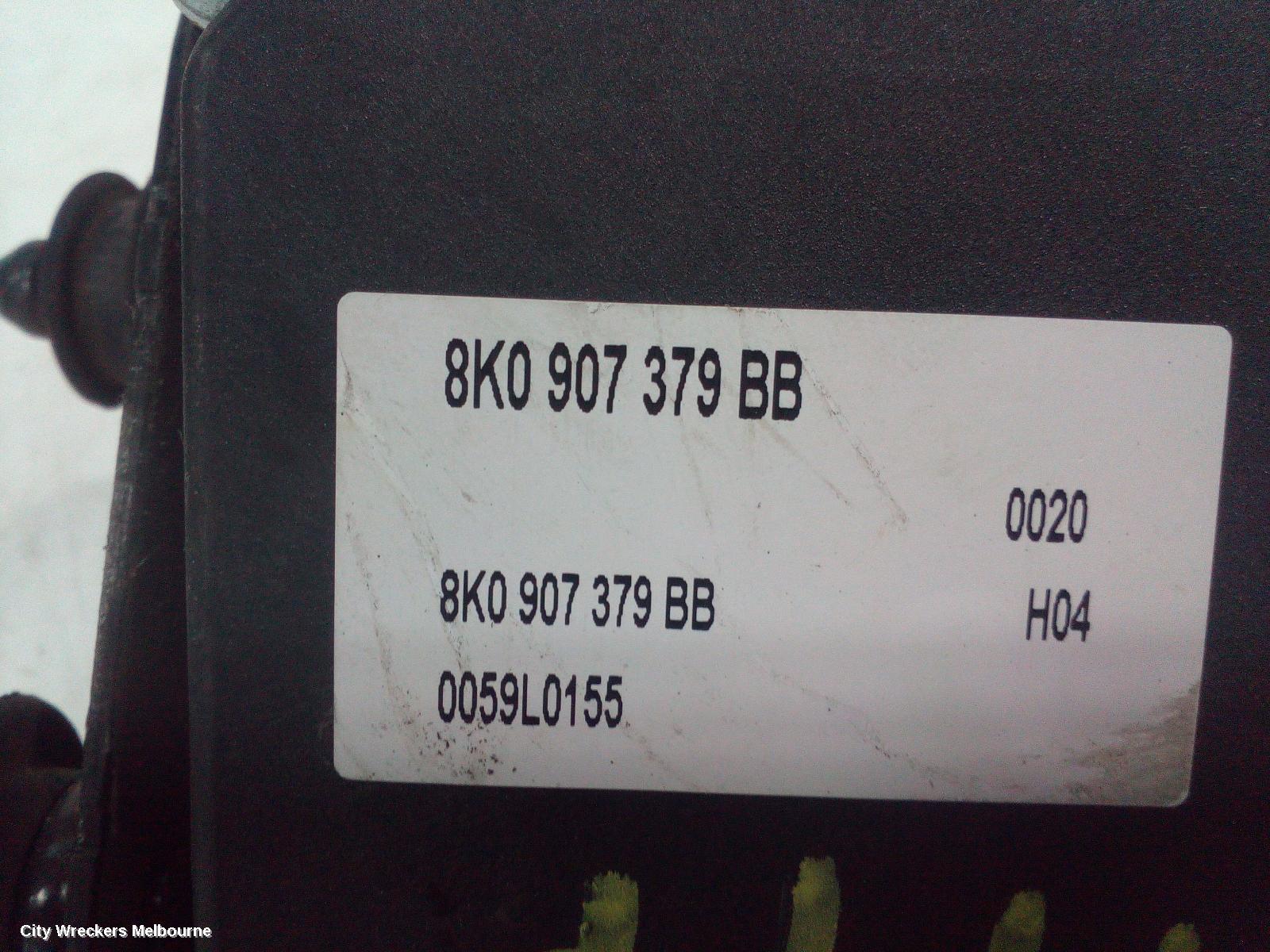 AUDI A4 ABS PUMP/MODULATOR, B8 8K, P/N 8K0614517DQ, 02/2008 - 01/2016