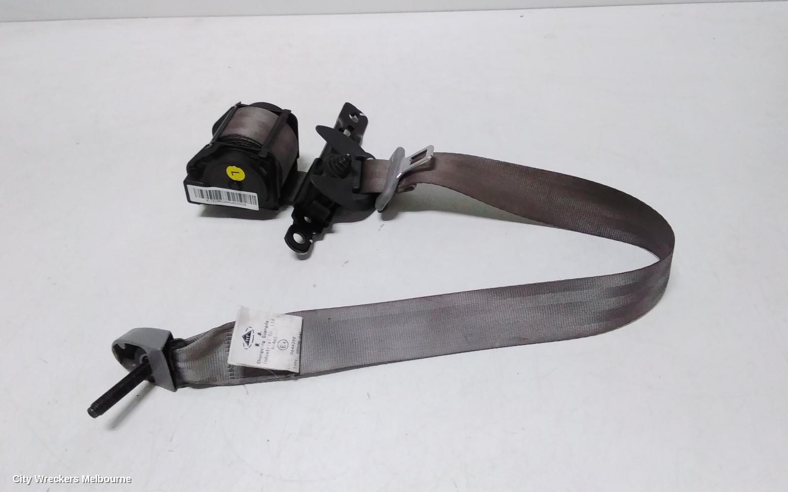 LDV G10 SEATBELT/STALK, LH FRONT, SEAT BELT ONLY, SV7A/SV7C, WAGON/VAN, 04/2015 ONWARDS