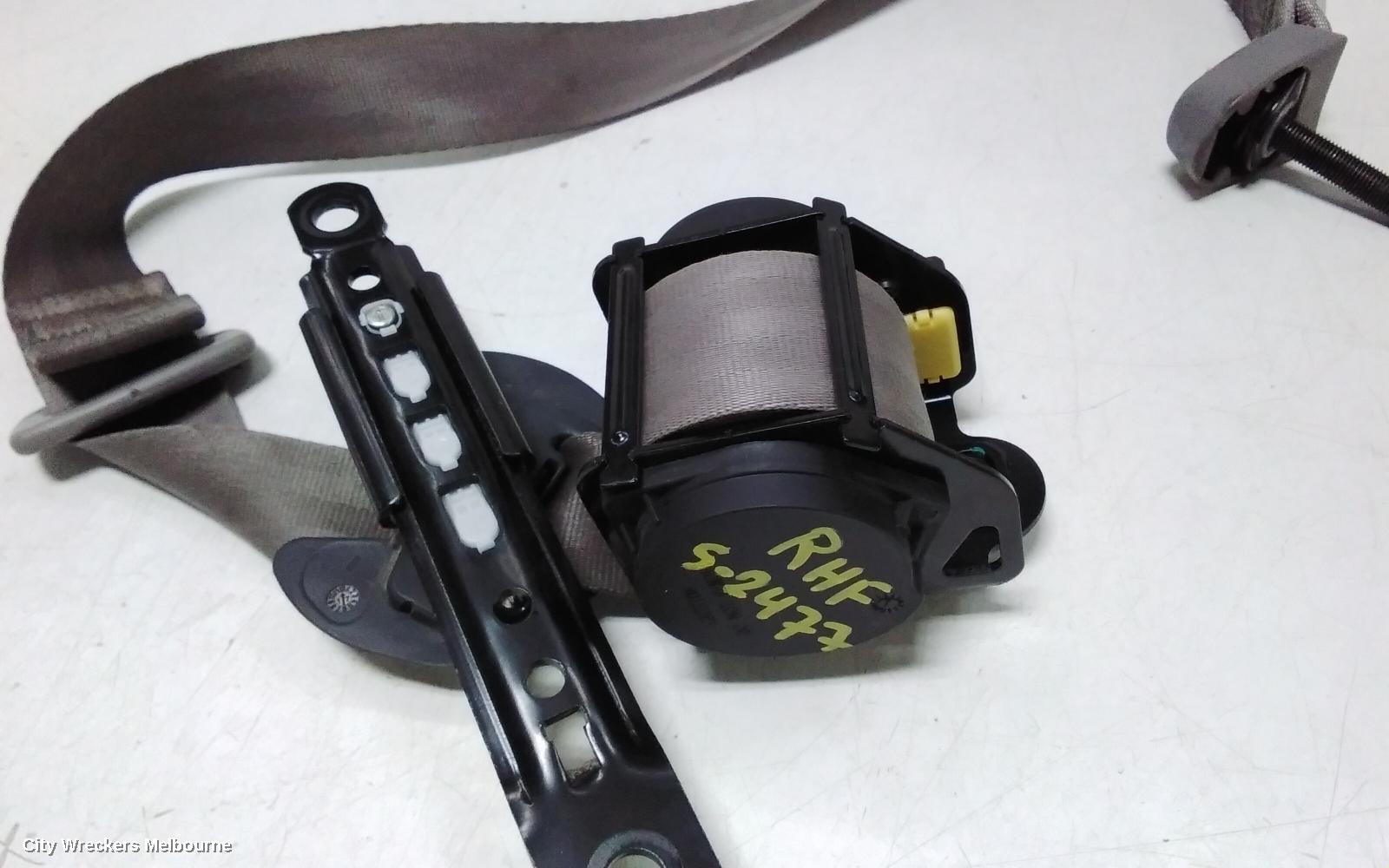LDV G10 SEATBELT/STALK, RH FRONT, SEAT BELT ONLY, SV7A/SV7C, WAGON/VAN, 04/2015 ONWARDS