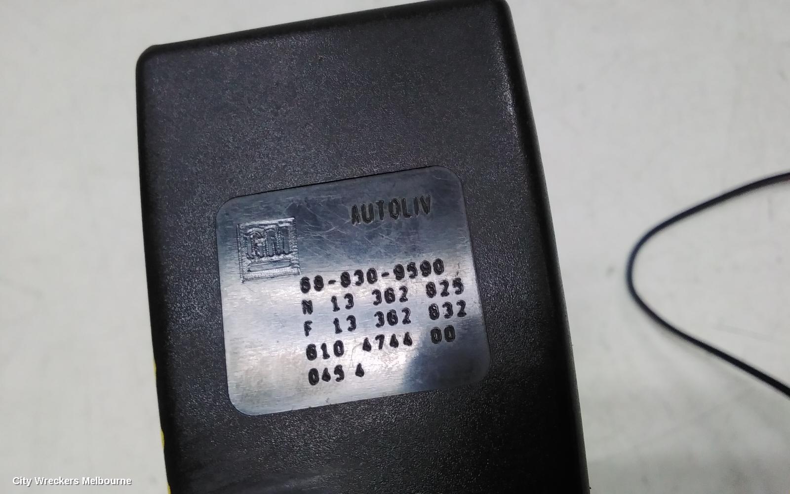HOLDEN CRUZE SEATBELT/STALK, RH FRONT, SEAT BELT STALK ONLY, HATCH/SEDAN/WAGON, JH, 03/2011 - 12/2014