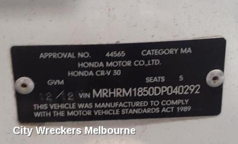 HONDA CRV FRONT BUMPER, BUMPER BAR-UPPER, VTI/VTI-S, NON SENSOR & NON H/LAMP WASHER TYPE, RM, 11/2012 - 10/2014