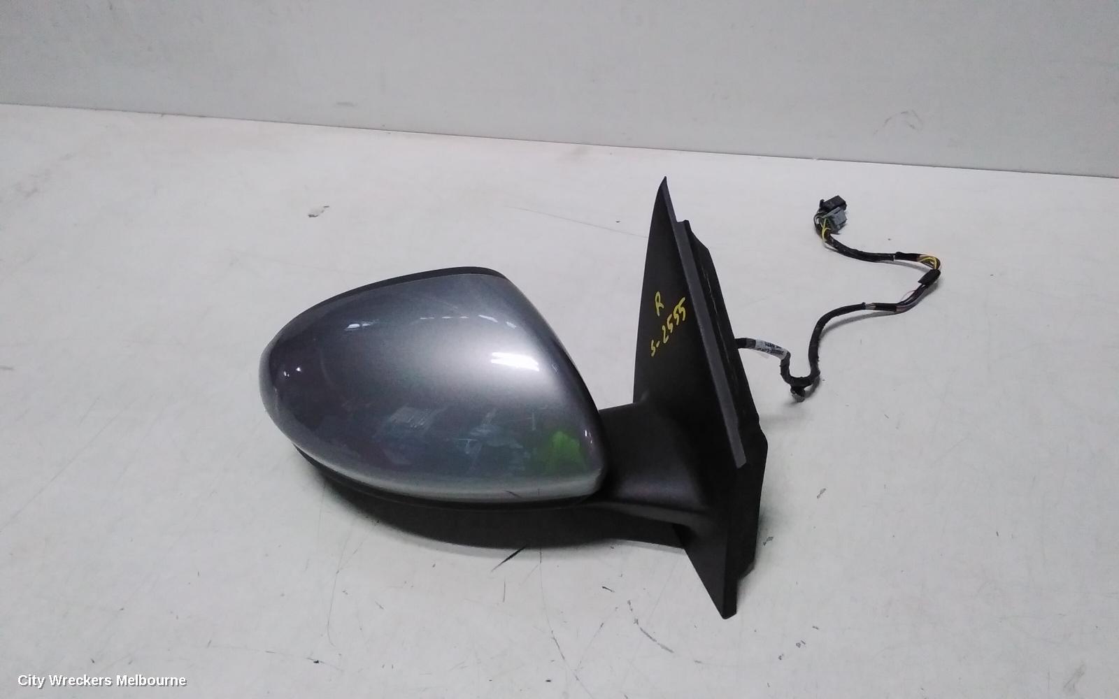 RENAULT MEGANE RIGHT DOOR MIRROR, BFB/KFB/LFF, HATCH/WAGON/SEDAN, 06/2016 - 02/2020