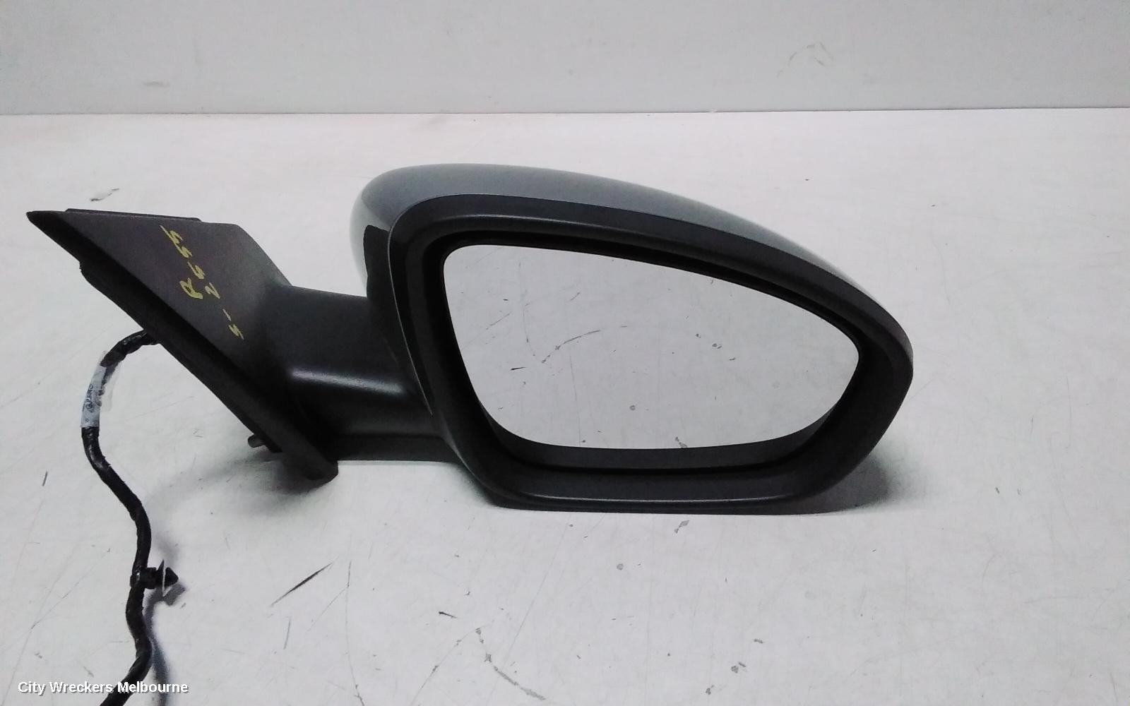 RENAULT MEGANE RIGHT DOOR MIRROR, BFB/KFB/LFF, HATCH/WAGON/SEDAN, 06/2016 - 02/2020