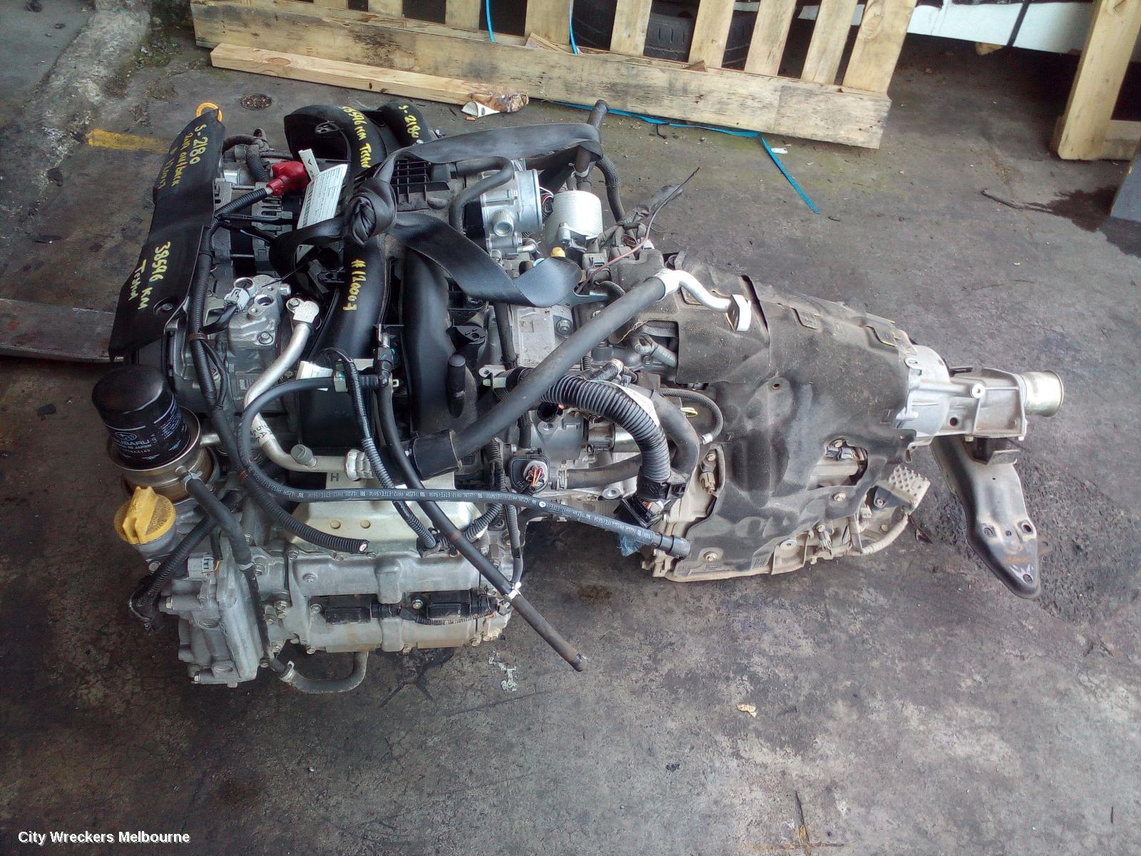 SUBARU OUTBACK ENGINE, PETROL, 2.5, FB25, 6TH GEN, 08/2018 - 12/2020