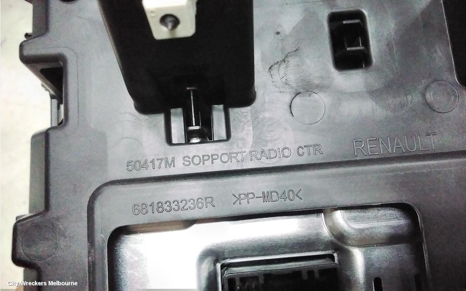 RENAULT MEGANE RADIO/CD/DVD/SAT/TV, DISPLAY UNIT, 8.7IN, BFB/LFF/KFB, 06/2016 - 02/2020
