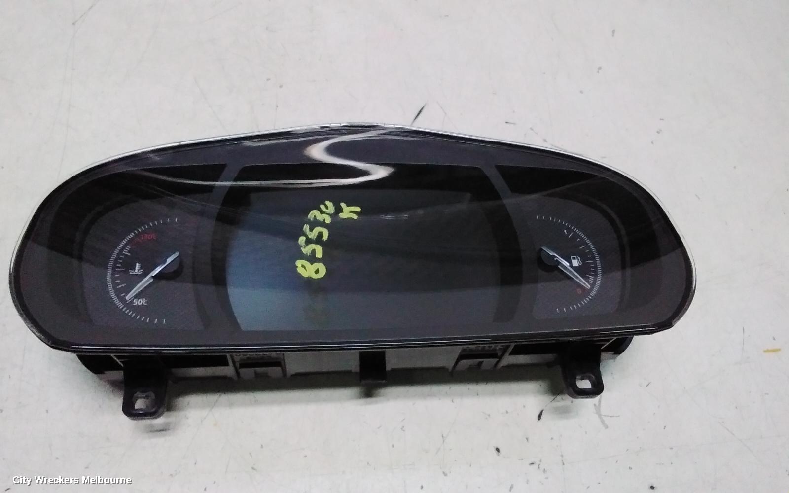 RENAULT MEGANE INSTRUMENT CLUSTER, DIGITAL INSTRUMENT CLUSTER, 7IN,  GT/GT-LINE, KFB, 06/2017 - 05/2019