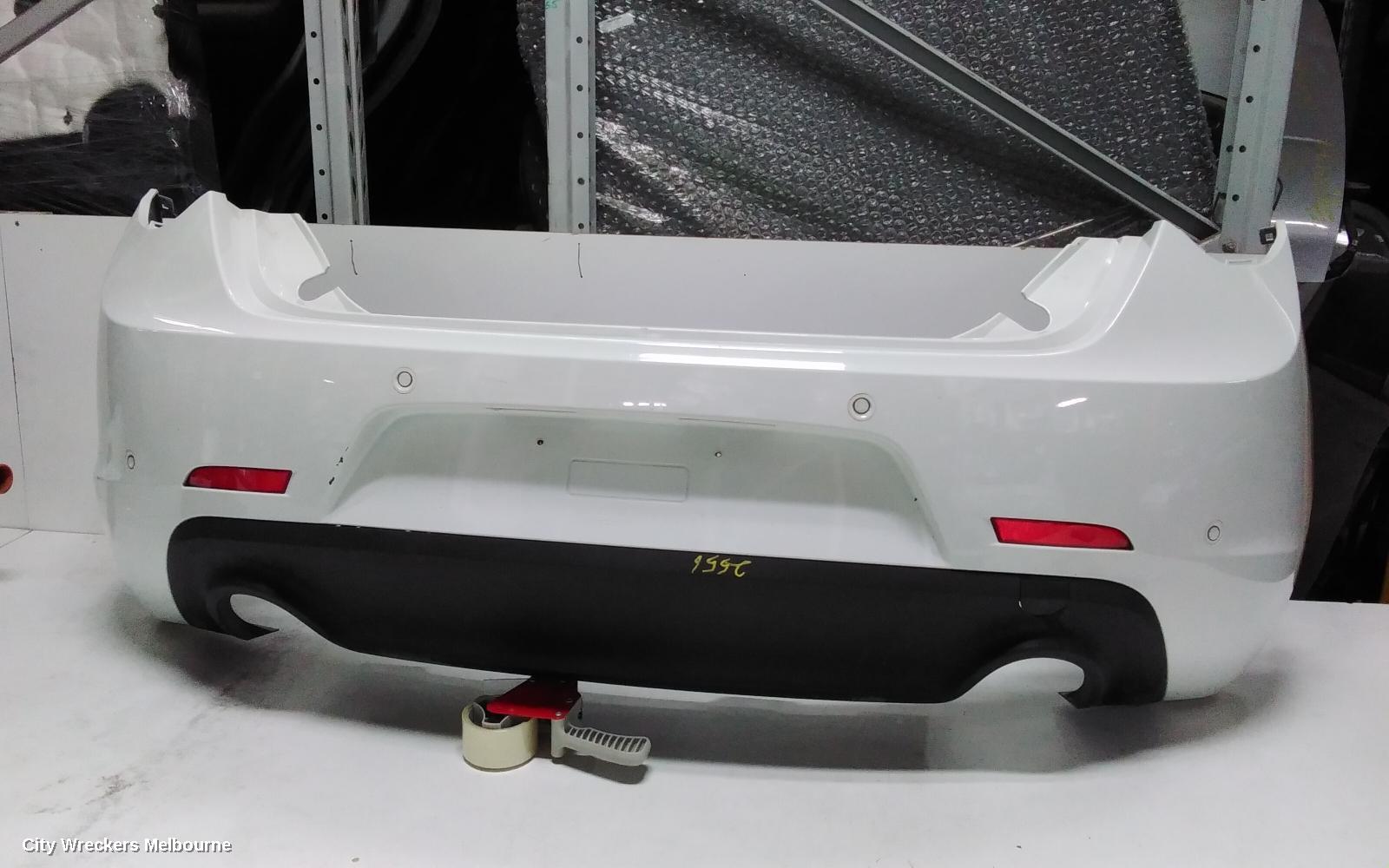 ALFA ROMEO GIULIETTA REAR BUMPER, BUMPER BAR (2 PIECES), TWIN EXHAUST, W/ PARK SENSOR TYPE, 940 SERIES, 01/2011 - 10/2016