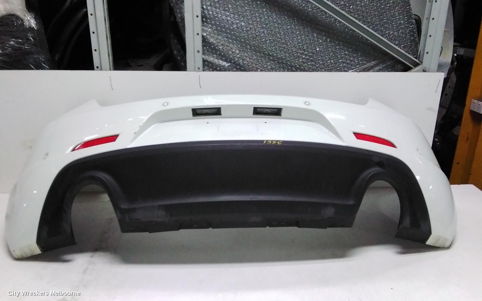 ALFA ROMEO GIULIETTA REAR BUMPER, BUMPER BAR (2 PIECES), TWIN EXHAUST, W/ PARK SENSOR TYPE, 940 SERIES, 01/2011 - 10/2016