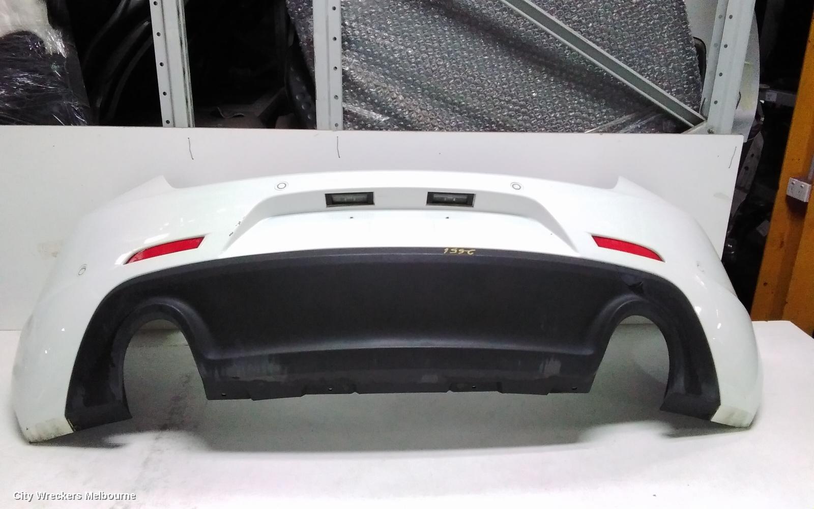 ALFA ROMEO GIULIETTA REAR BUMPER, BUMPER BAR (2 PIECES), TWIN EXHAUST, W/ PARK SENSOR TYPE, 940 SERIES, 01/2011 - 10/2016