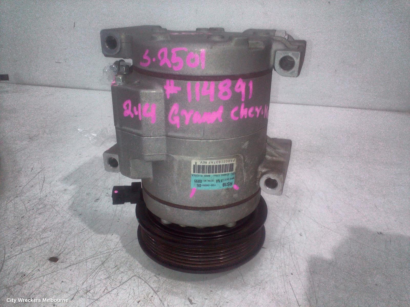 JEEP GRANDCHEROKEE A/C COMPRESSOR, WK, 3.6, PETROL, 04/2013 - 09/2016