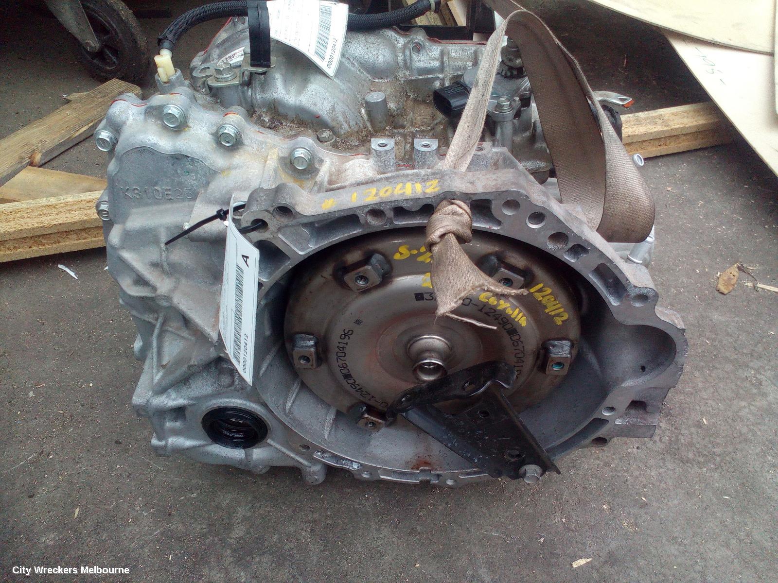TOYOTA COROLLA TRANS/GEARBOX, AUTO, PETROL, 1.8, 2ZR-FE, K313 CODE, ZRE182R (VIN JTN), HATCH, 03/2015 - 06/2019