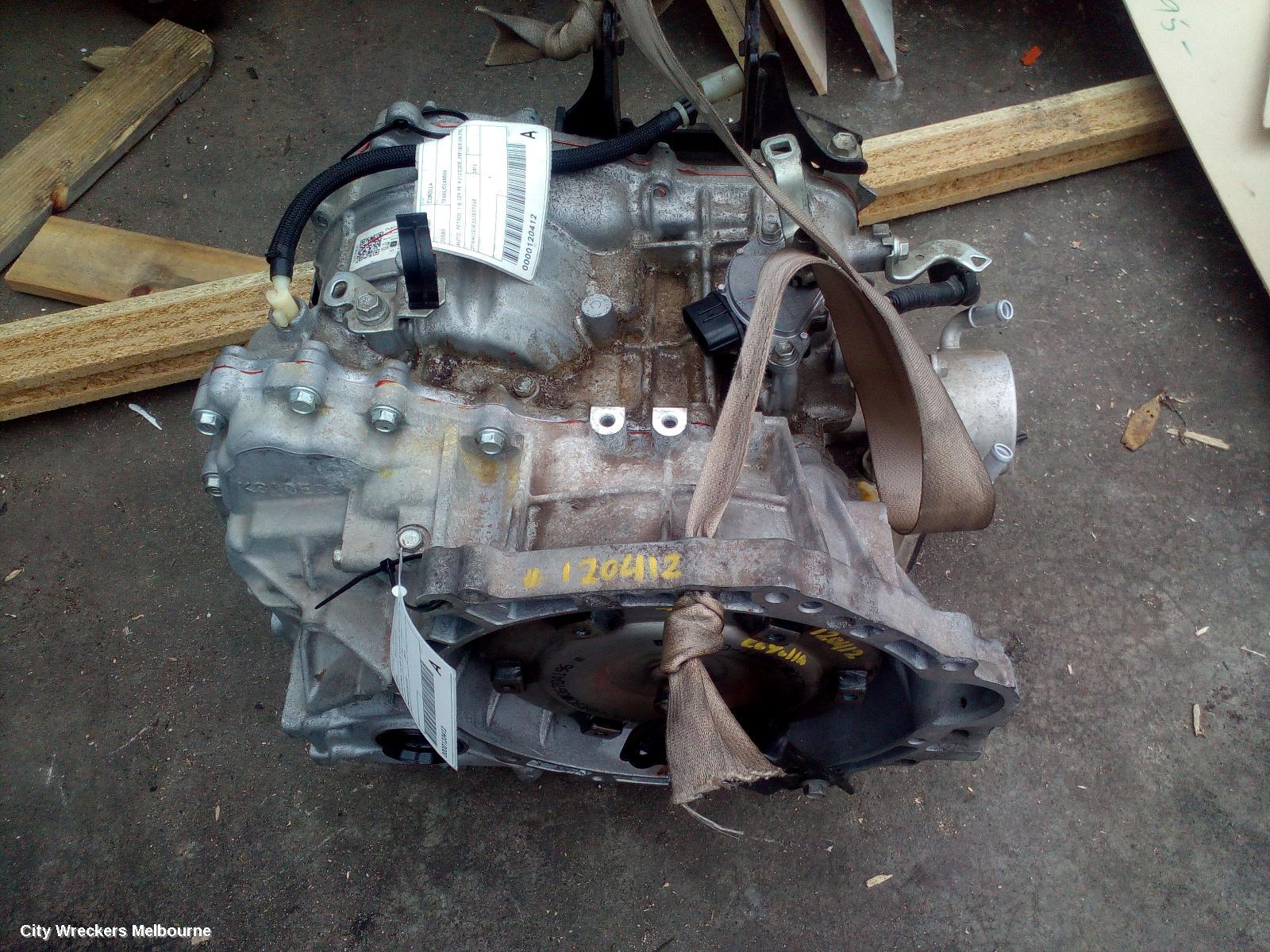 TOYOTA COROLLA TRANS/GEARBOX, AUTO, PETROL, 1.8, 2ZR-FE, K313 CODE, ZRE182R (VIN JTN), HATCH, 03/2015 - 06/2019