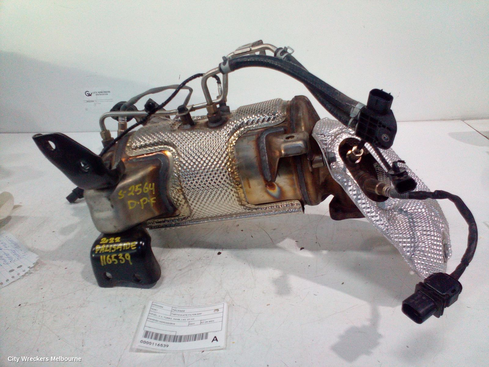 HYUNDAI PALISADE PARTICULATE FILTER/DPF, DIESEL, 2.2, TURBO, D4HB, LX2, 07/2020 ONWARDS