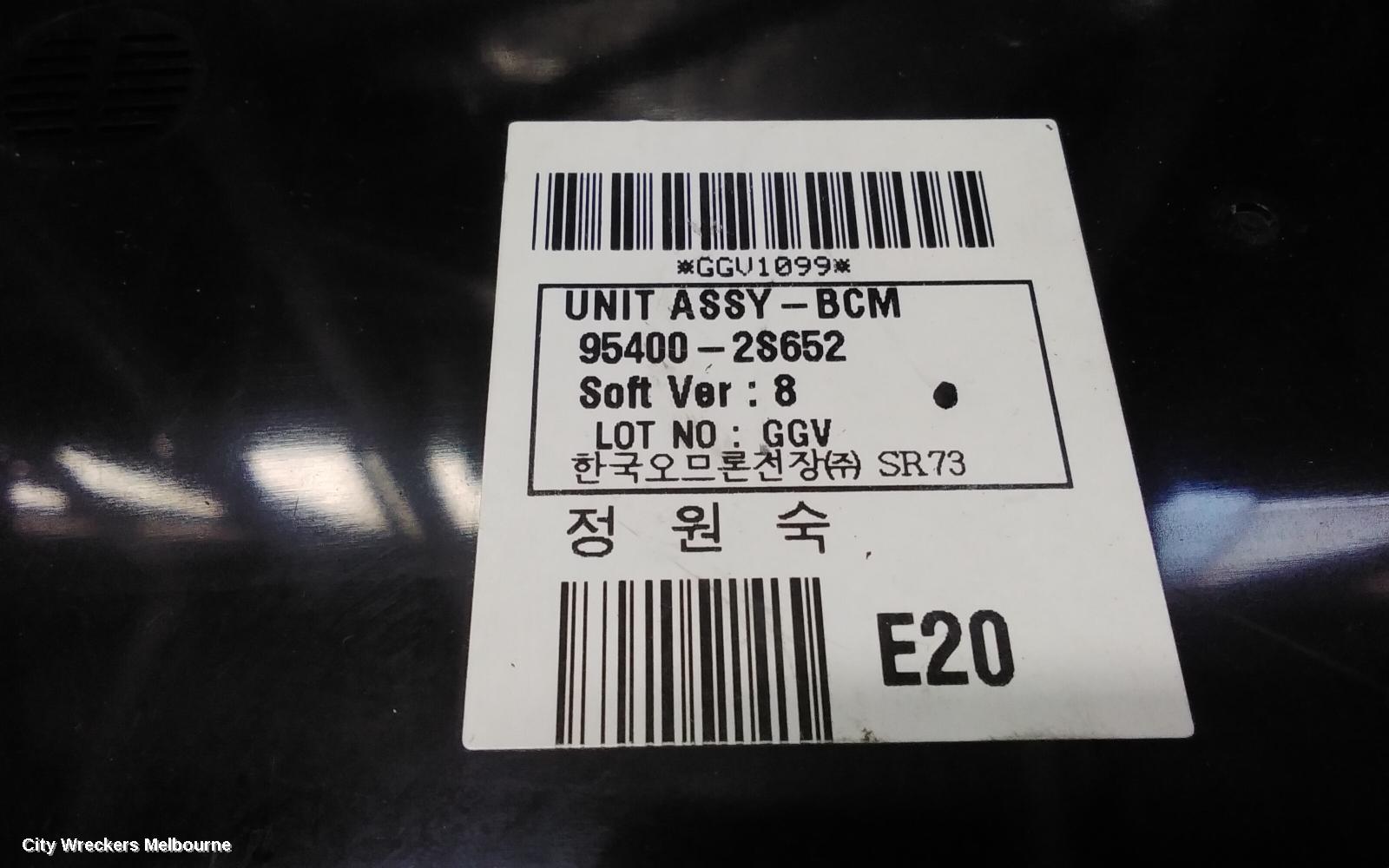 HYUNDAI IX35 ECU, BCM, LM SERIES, 11/2009 - 01/2016
