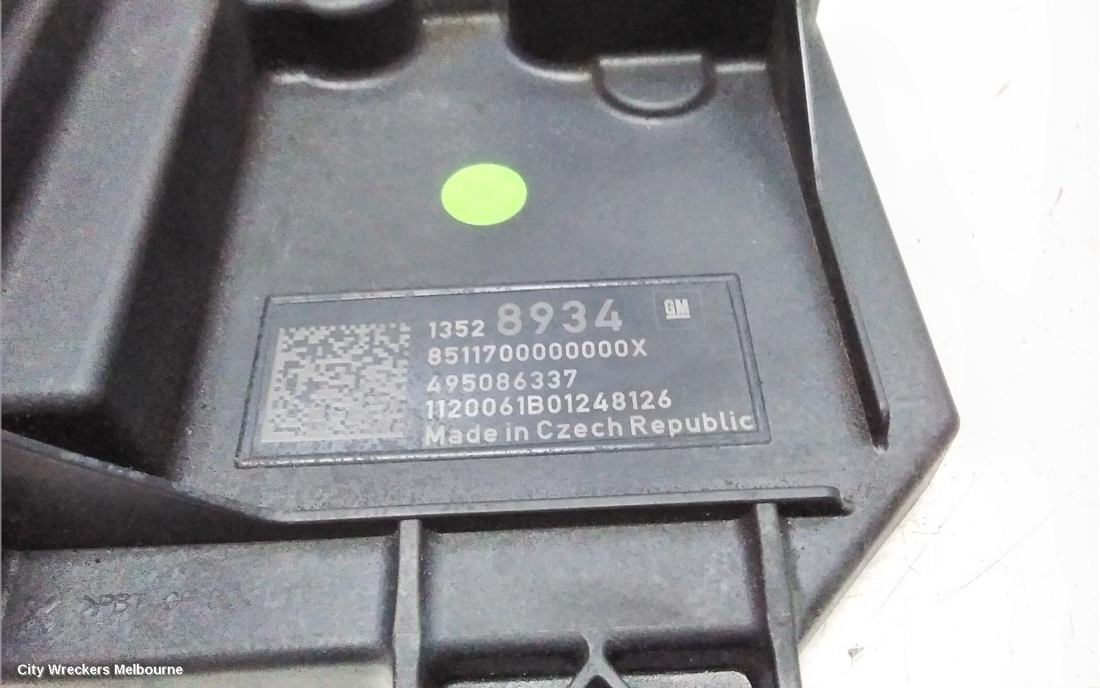 HOLDEN COMMODORE FUEL PUMP RELAY, ZB, 10/2017 - 12/2020