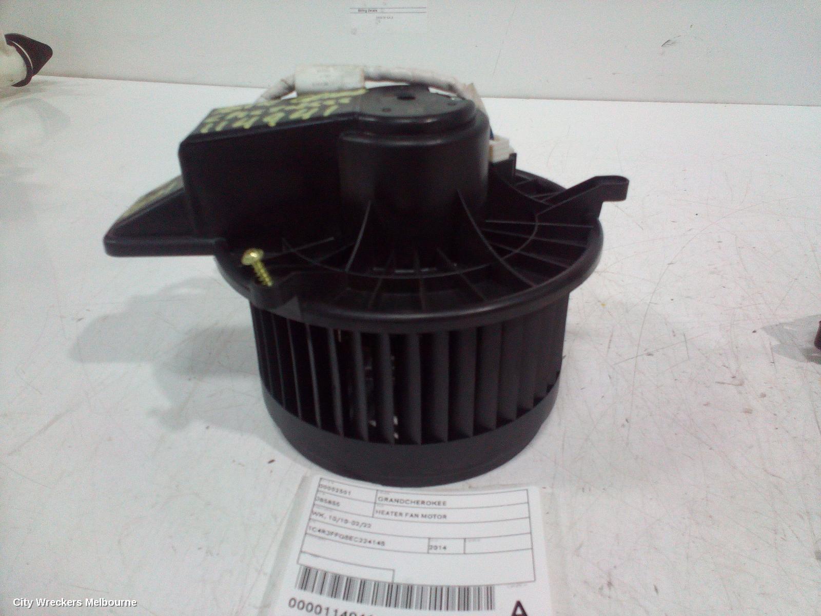 JEEP GRANDCHEROKEE HEATER FAN MOTOR, WK, 10/2010 - 02/2022