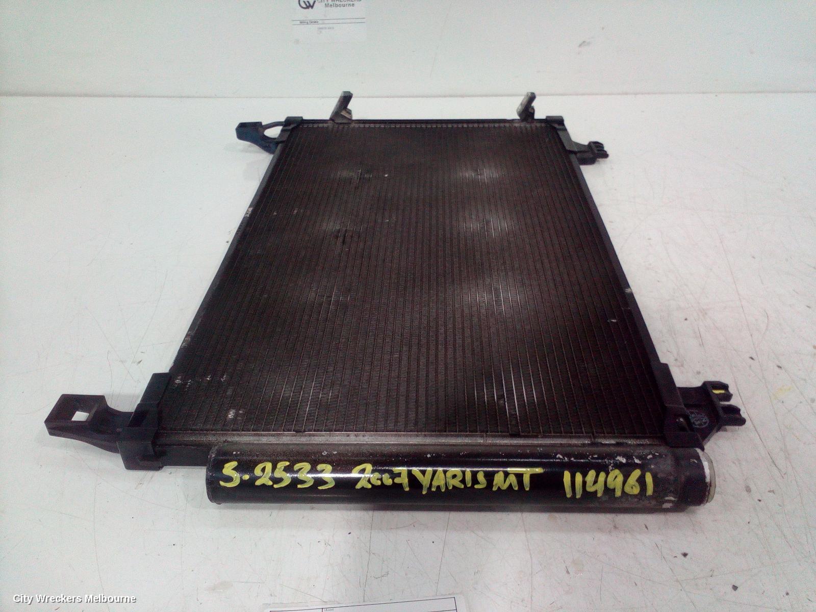 TOYOTA YARIS A/C CONDENSER, NCP9#, HATCH, 10/2005 - 08/2007 (AUS ONLY)