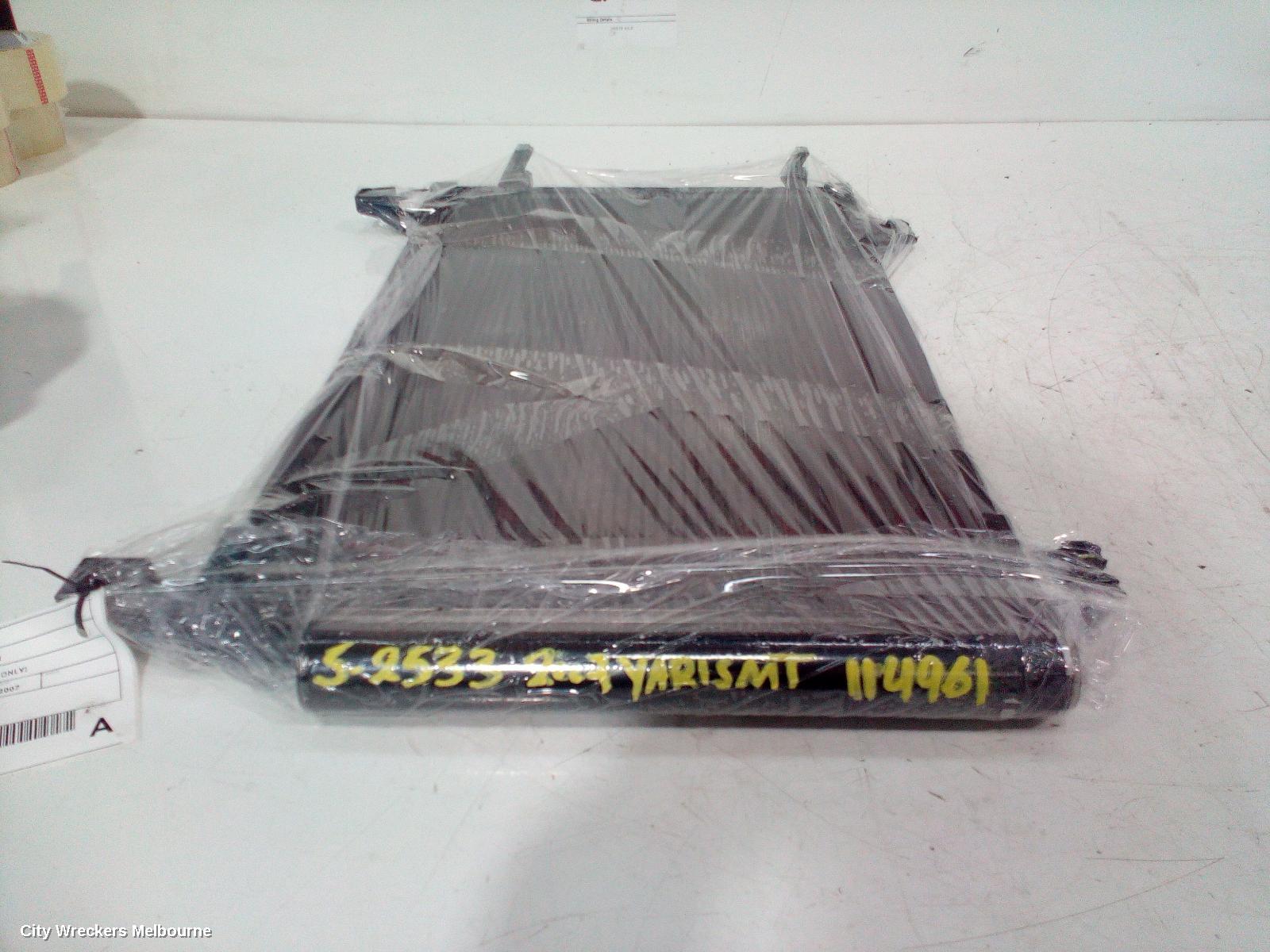 TOYOTA YARIS A/C CONDENSER, NCP9#, HATCH, 10/2005 - 08/2007 (AUS ONLY)